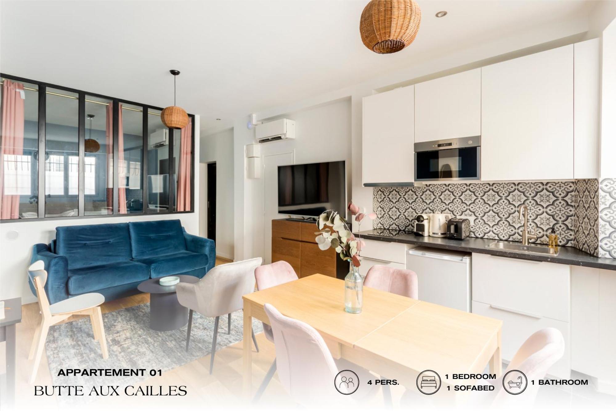 Beauquartier - Butte Aux Cailles I Apartman Párizs Kültér fotó