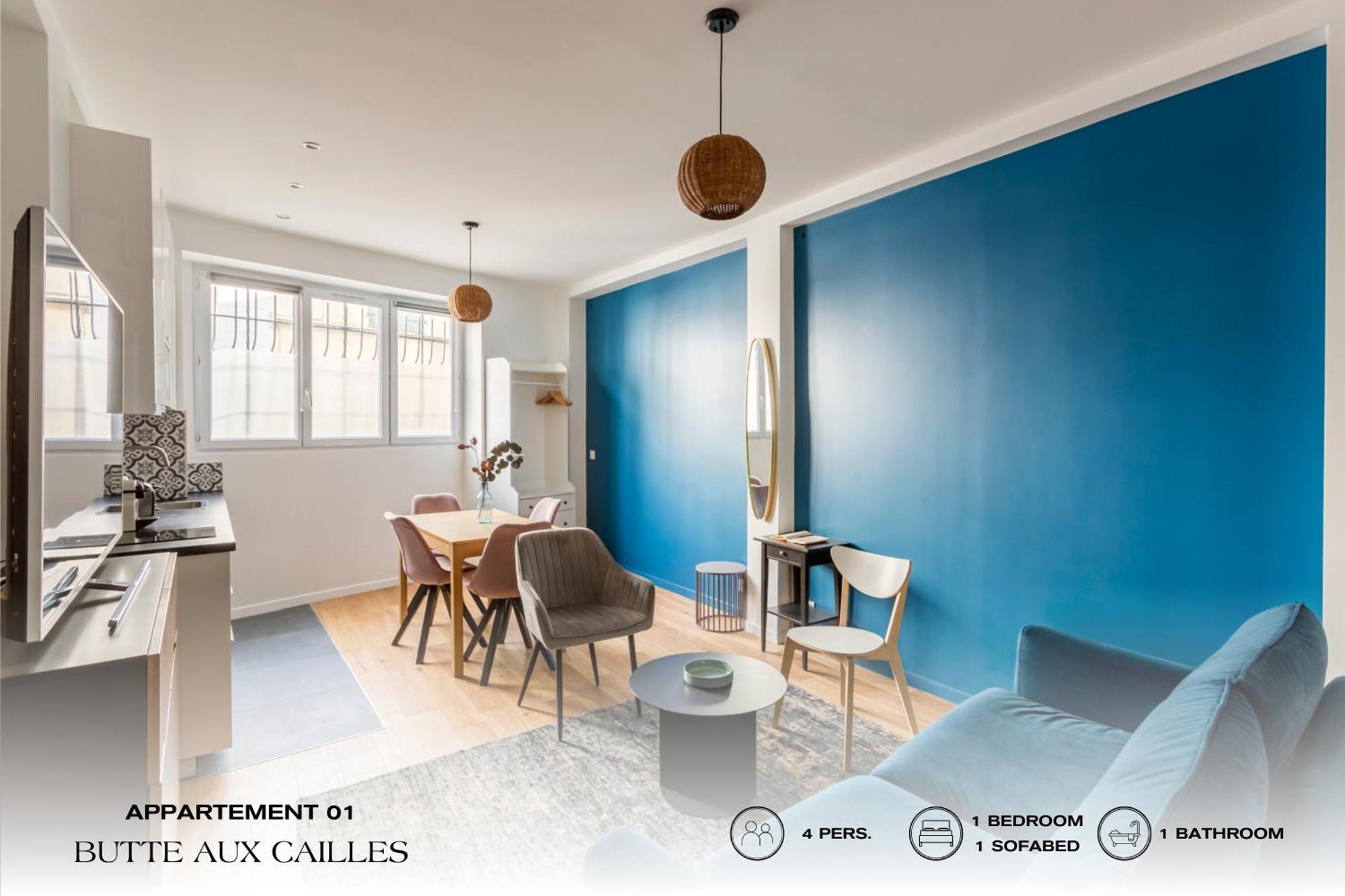 Beauquartier - Butte Aux Cailles I Apartman Párizs Kültér fotó