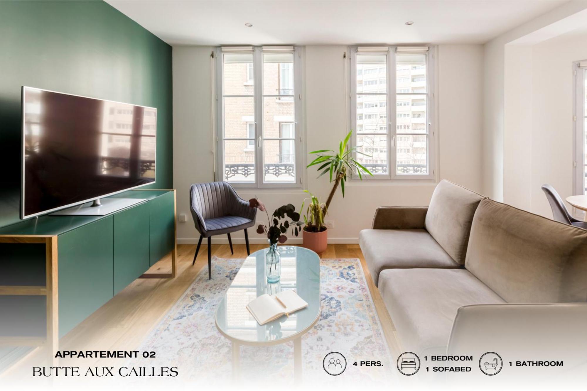 Beauquartier - Butte Aux Cailles I Apartman Párizs Kültér fotó