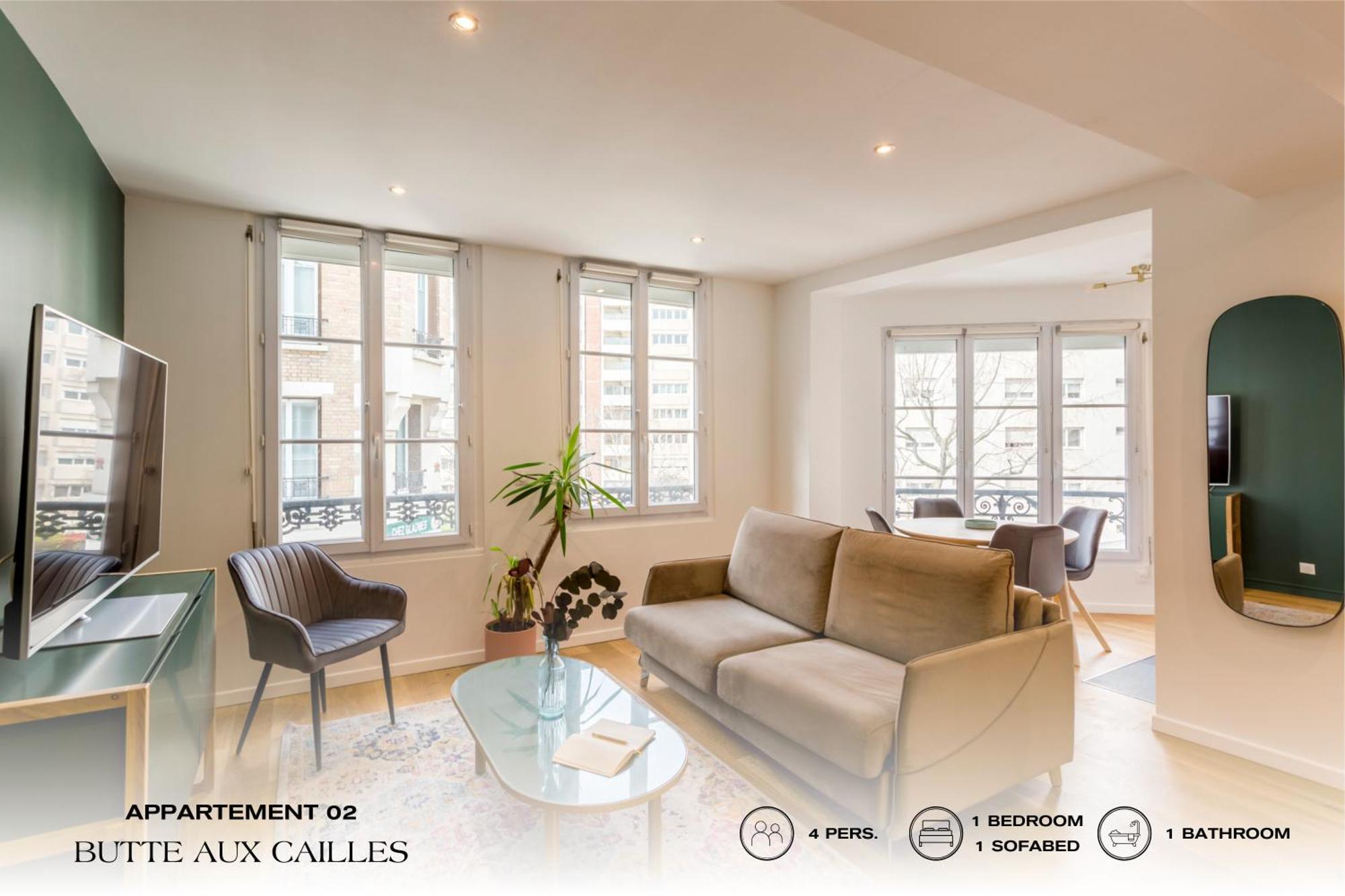 Beauquartier - Butte Aux Cailles I Apartman Párizs Kültér fotó